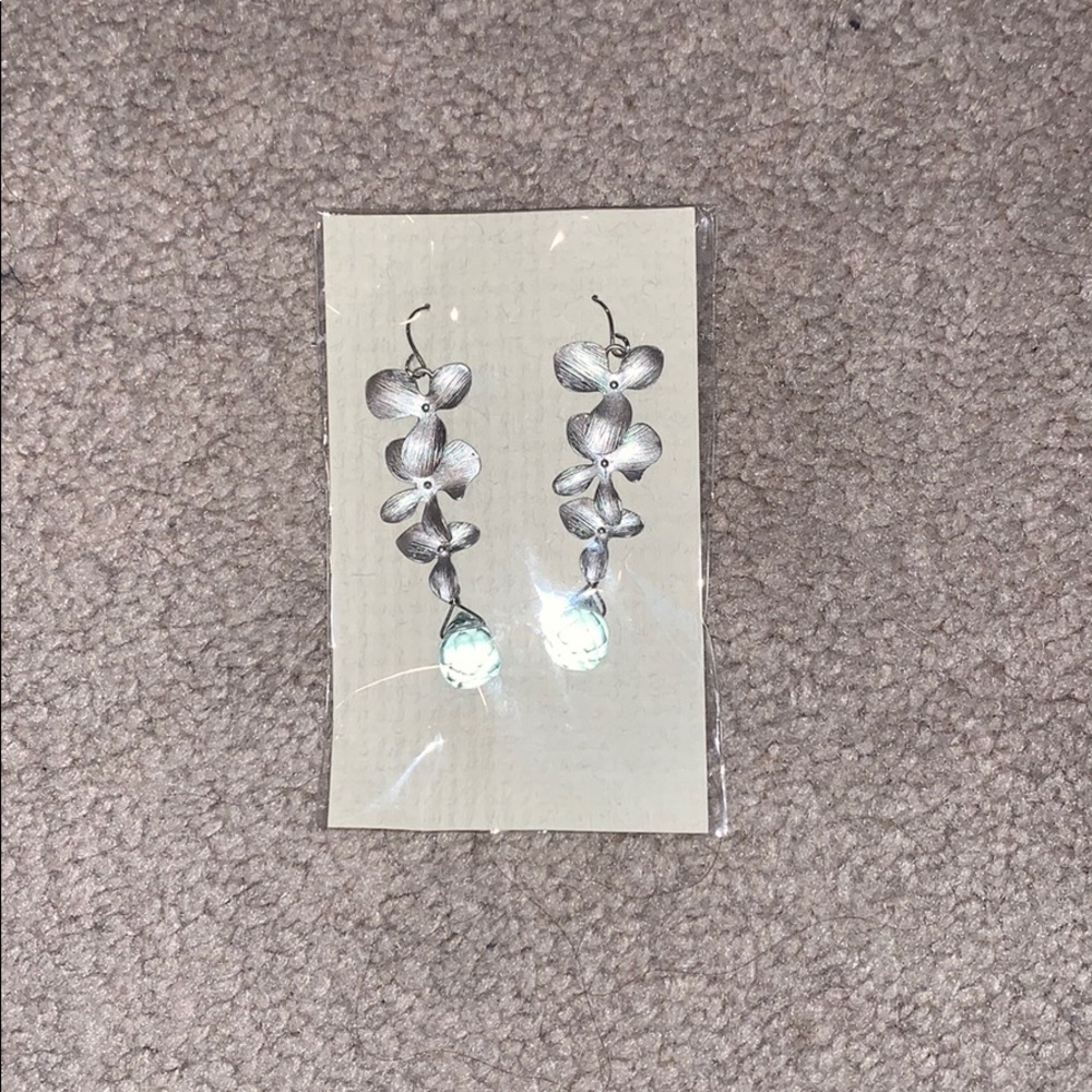 Orchid earrings